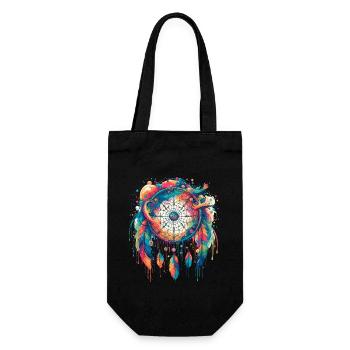 Attrape-rêves Attrape-rêves spirituel bohème - Sac à bouteille - noir - Devant