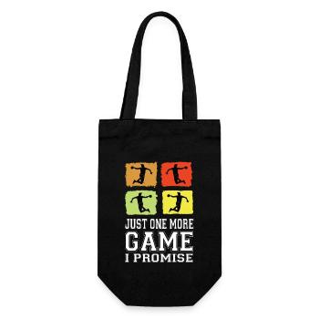 Just One More Game I Promise Handball Handballer - Gift Bag for Bottles - black - Front