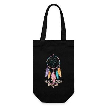 Dream Catcher Bohemian Spiritual Dreamcatcher - Geschenkbeutel für Flaschen - Schwarz - Vorne