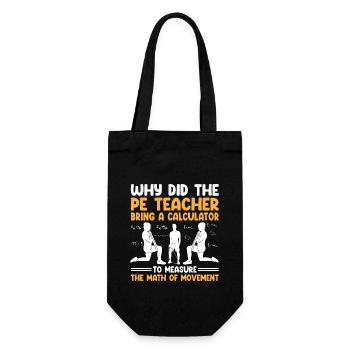 Sportlehrer Sportlehrer Schullehrer - Geschenkbeutel für Flaschen - Schwarz - Vorne