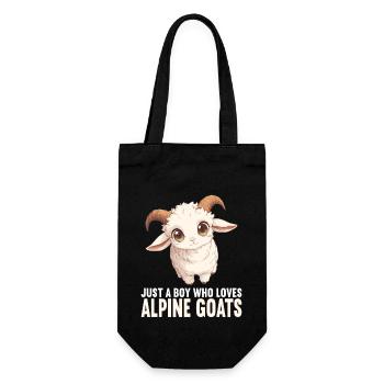 Alpine Goat Mountain Goats Mountain Goat - Gift Bag for Bottles - black - Front
