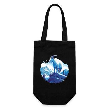 Alpine Goat Mountain Goats Mountain Goat - Gift Bag for Bottles - black - Front