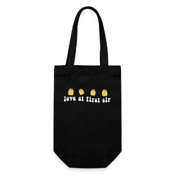 Love At First Sip Kombucha Lover - Gift Bag for Bottles - black - Front