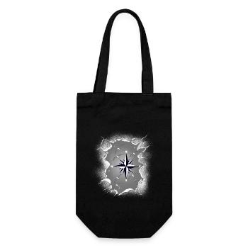 Seagulls Seagull Compass Maritime - Gift Bag for Bottles - black - Front