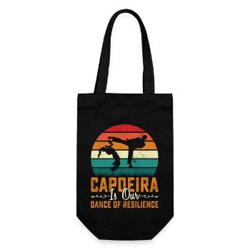 Capoeira is our dance of resilience - Gift Bag for Bottles - black - Front