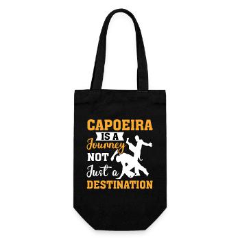 La capoeira est un voyage, pas seulement une destination - Sac à bouteille - noir - Devant
