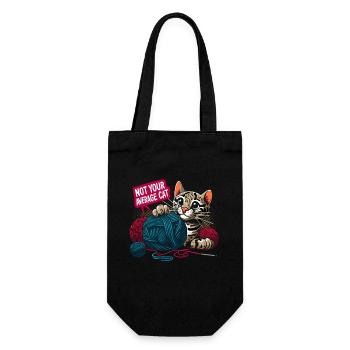 Ocelot Chat Sauvage Animaux Exotiques Jungle Gros Chat - Sac à bouteille - noir - Devant