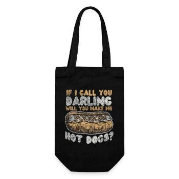 Hot Dog Adulte Vintage Si J’Appelle - Sac à bouteille - noir - Devant