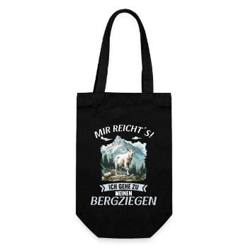 Alpine Goat Mountain Goats Mountain Goat - Gift Bag for Bottles - black - Front