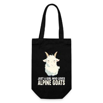Alpine Goat Mountain Goats Mountain Goat - Gift Bag for Bottles - black - Front