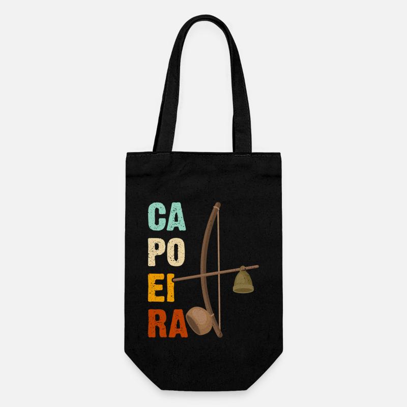 Capoeira - Geschenkbeutel für Flaschen - Schwarz