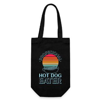 Hot Dog Adult Retro Professional - Gift Bag for Bottles - black - Front