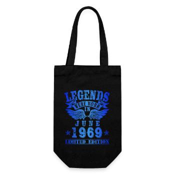 Les légendes sont nées en juin 1969 Anniversaire - Sac à bouteille - noir - Devant