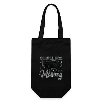 Guinea Hog Mama - Geschenkbeutel für Flaschen - Schwarz - Vorne