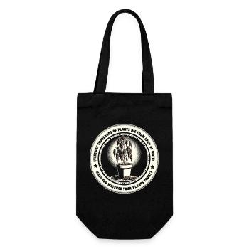 Have You Watered Your Plants Today - Gift Bag for Bottles - black - Front