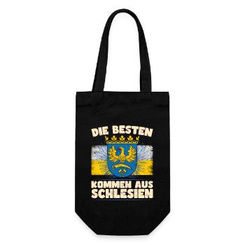 Schlesien Breslau Provinz Deutschland Region - Geschenkbeutel für Flaschen - Schwarz - Vorne