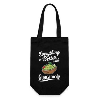 Tout est meilleur avec le guacamole - Sac à bouteille - noir - Devant