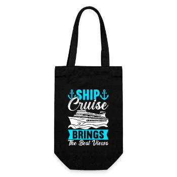 Croisière Vacances Bateau de croisière - Sac à bouteille - noir - Devant