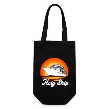 Cruise Holiday Cruise Ship - Gift Bag for Bottles - black - Front
