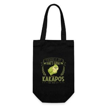 Plumes et joie - Kakapo - Sac à bouteille - noir - Devant