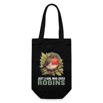Robin Rotkehlchen - Gift Bag for Bottles - black - Front