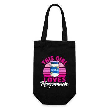 Mayonnaise - Gift Bag for Bottles - black - Front