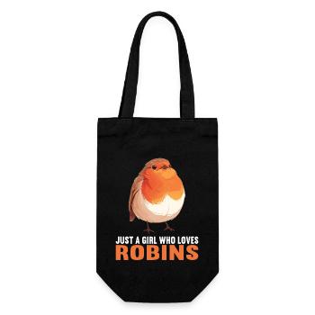 Robin Rotkehlchen - Gift Bag for Bottles - black - Front