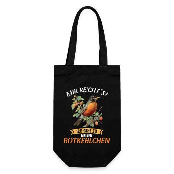 Robin Rotkehlchen - Gift Bag for Bottles - black - Front