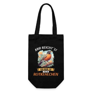 Robin Rotkehlchen - Gift Bag for Bottles - black - Front