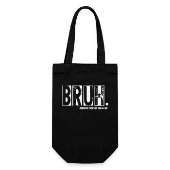 Retro Bruh Formerly Known As Son-In-Law - Gift Bag for Bottles - black - Front