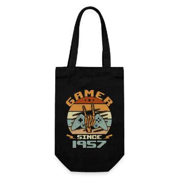 Gamer Since 1957 - Gaming Cadeau Anniversaire 1957 - Sac à bouteille - noir - Devant