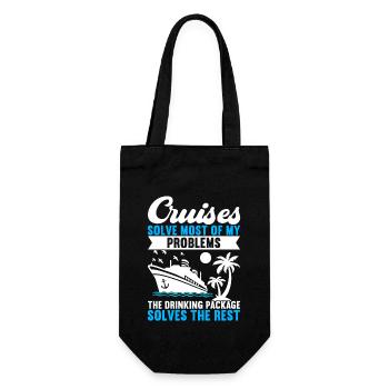 Croisière Vacances Bateau de croisière - Sac à bouteille - noir - Devant