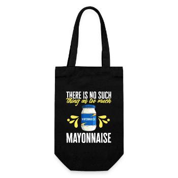 Mayonnaise - Gift Bag for Bottles - black - Front
