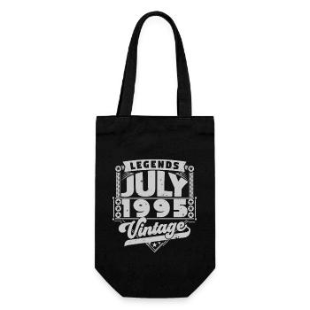 Vintage Geburtstagsgeschenk Juli 1995, Juli. - Geschenkbeutel für Flaschen - Schwarz - Vorne