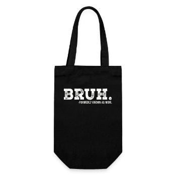 Bruh anciennement connu sous le nom de maman - Sac à bouteille - noir - Devant