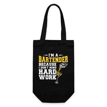 Barman Mixologue Je suis A - Sac à bouteille - noir - Devant