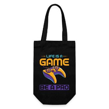 La vie est un jeu Soyez un pro - Sac à bouteille - noir - Devant