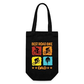 Meilleur papa de vélo de route - Sac à bouteille - noir - Devant