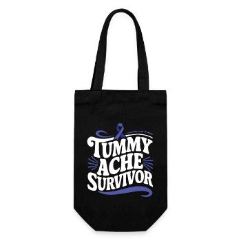 Mal de ventre survivant du syndrome de l’intestin Awarenes - Sac à bouteille - noir - Devant