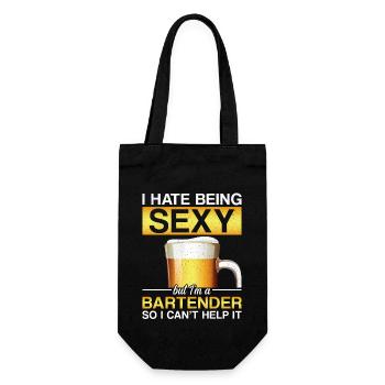 Barman Mixologue Je déteste être - Sac à bouteille - noir - Devant