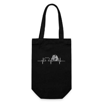 Leoparden Leopard - Gift Bag for Bottles - black - Front