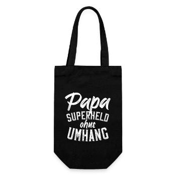 Super-héros Papa Anniversaire Papa Style Parfait - Sac à bouteille - noir - Devant