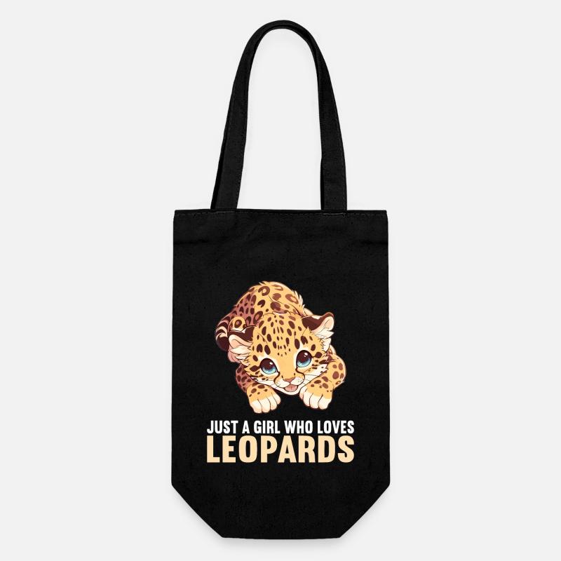 Léopard léopard - Sac à bouteille - noir