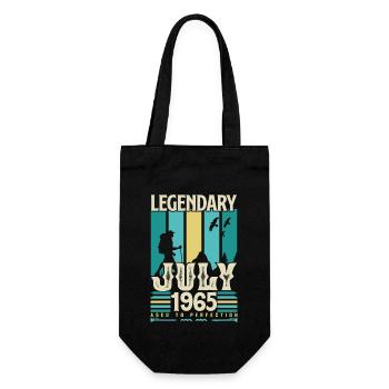 cadeau Anniversaire Juillet 1965, Vintage juillet. - Sac à bouteille - noir - Devant