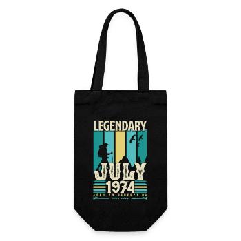 cadeau Anniversaire Juillet 1974, Vintage juillet. - Sac à bouteille - noir - Devant