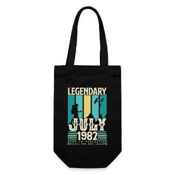 Juli 1982 Geburtstagsgeschenk, Vintage Juli. - Geschenkbeutel für Flaschen - Schwarz - Vorne