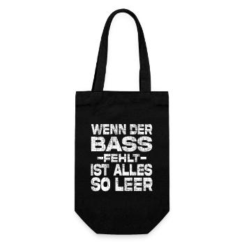 Si la basse manque, tout est si vide - - Sac à bouteille - noir - Devant