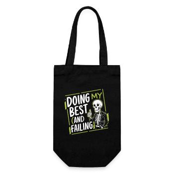 Emo Revival and Alternative Fashion for Scene Kids - Gift Bag for Bottles - black - Front