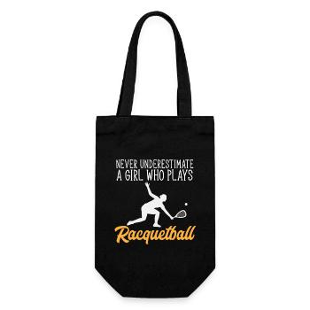 Joueur de racquetball Racquetball - Sac à bouteille - noir - Devant