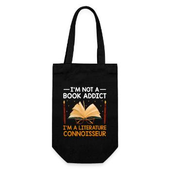 Literature Teacher School Teacher Funny Teachers S - Gift Bag for Bottles - black - Front